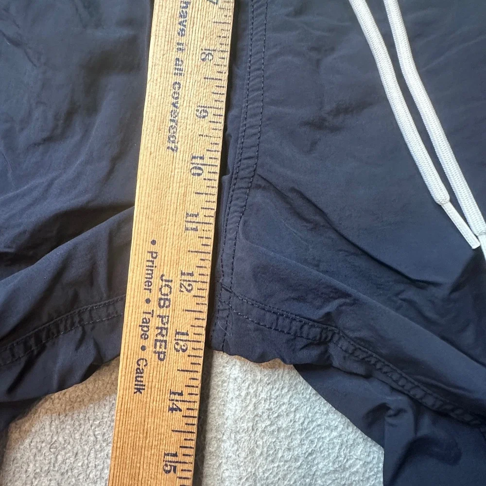 Nautica Swim Trunks Mens M Navy Green Colorblock T18020 Board Shorts Drawstring